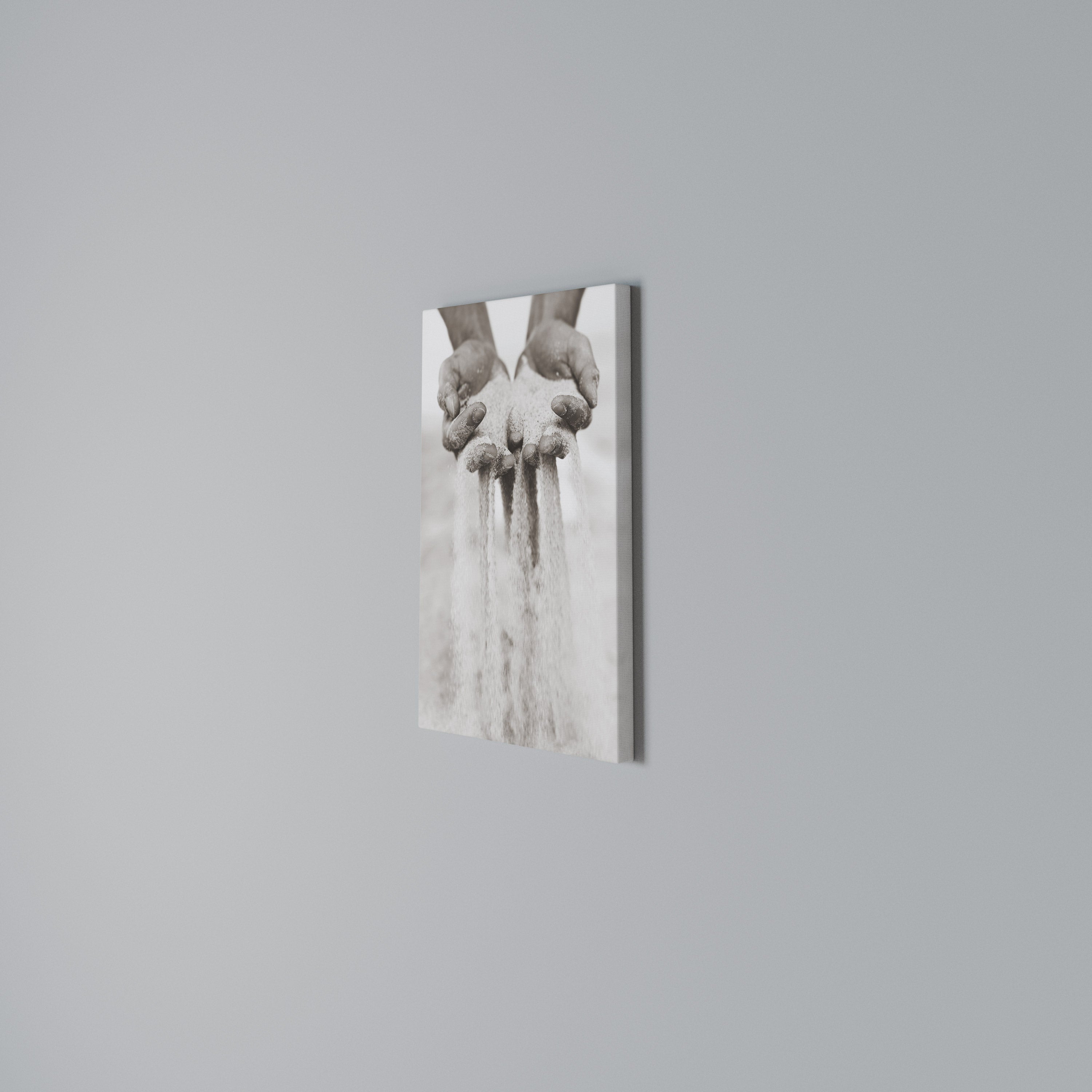 HANDS OF FATE Vertical Canvas Print