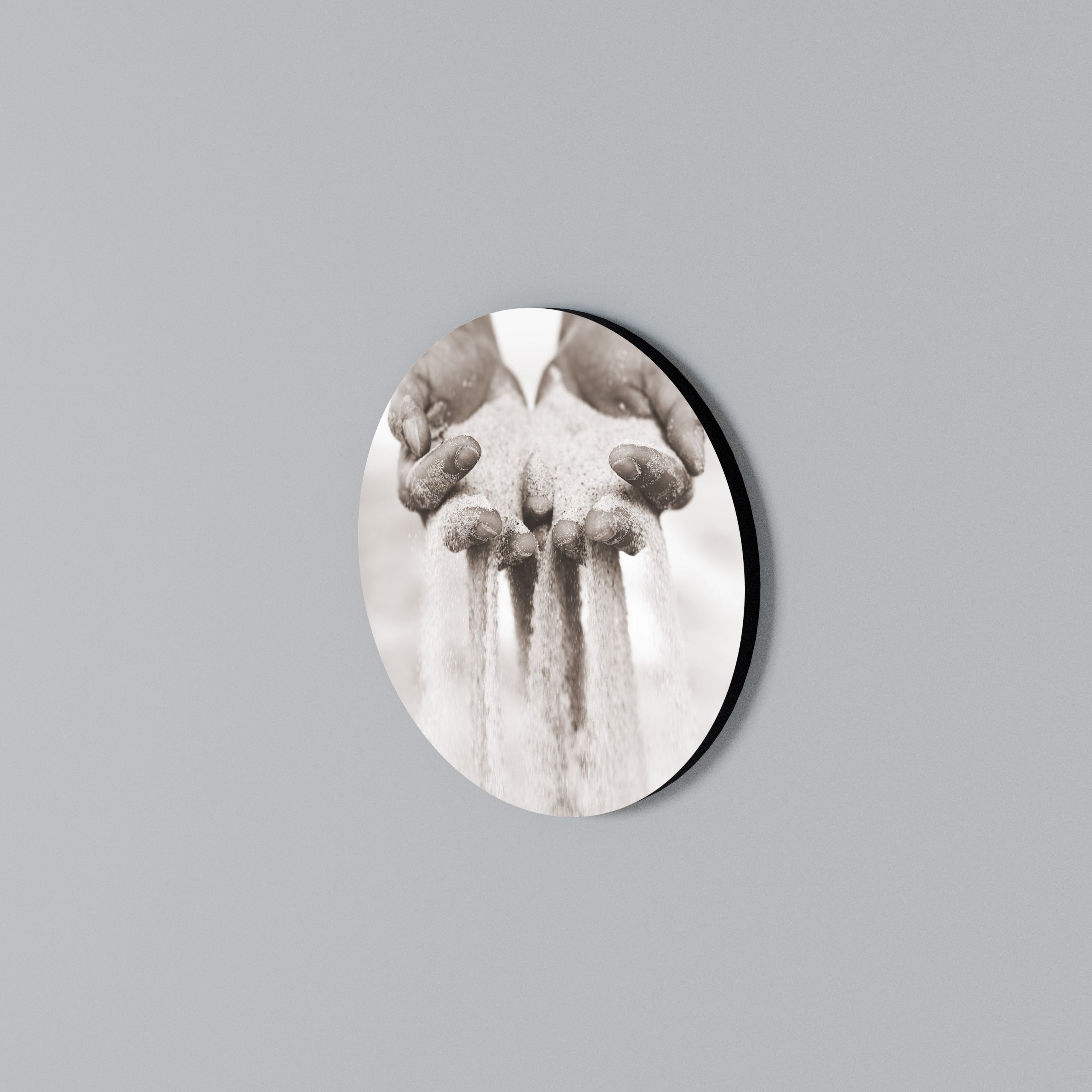 HANDS OF FATE Round Wall Art