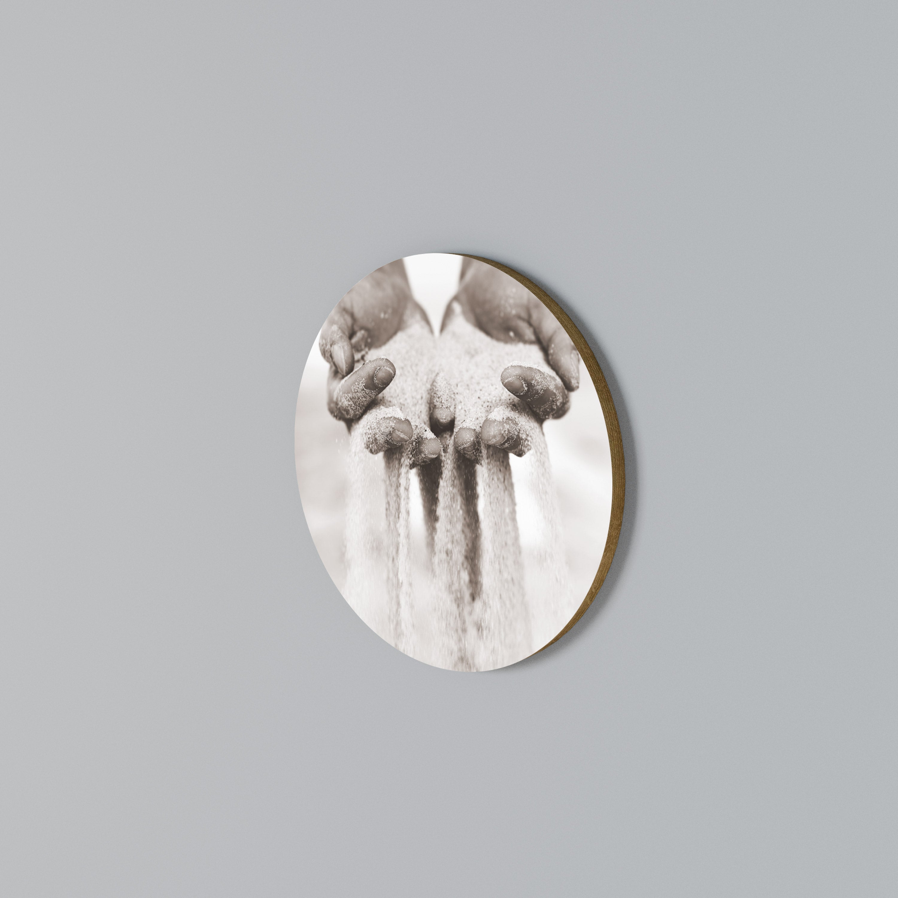 HANDS OF FATE Round Wall Art