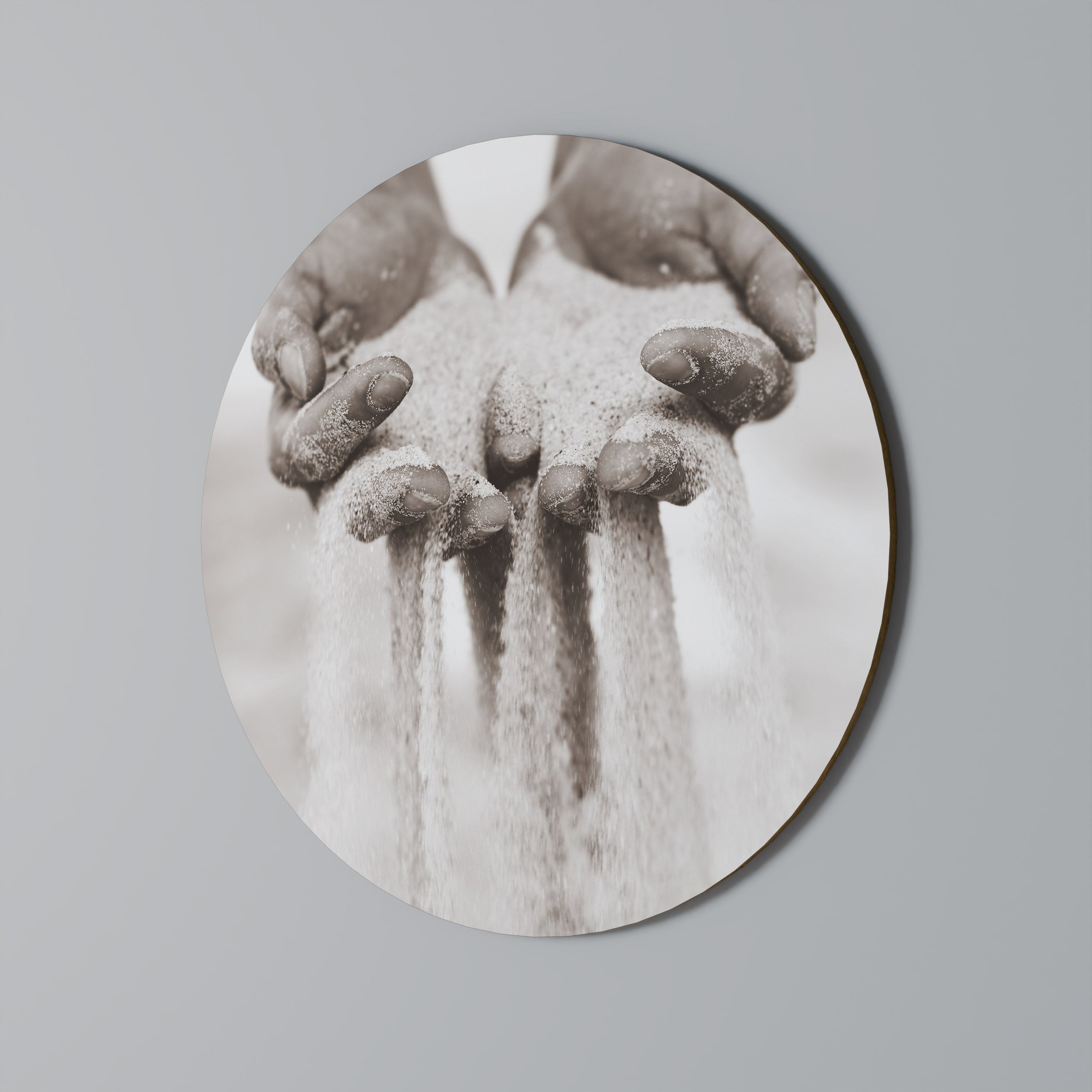 HANDS OF FATE Round Wall Art