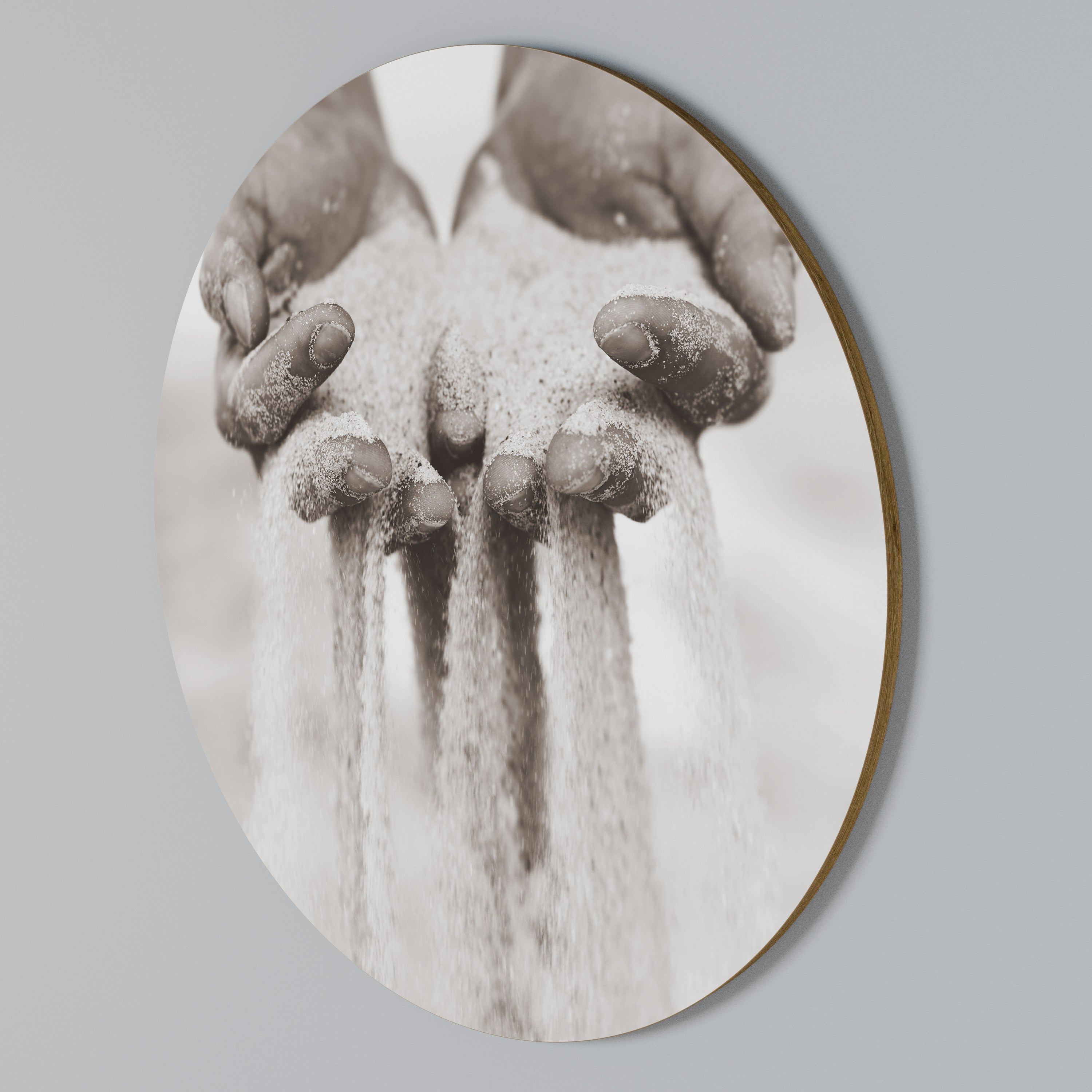 HANDS OF FATE Round Wall Art