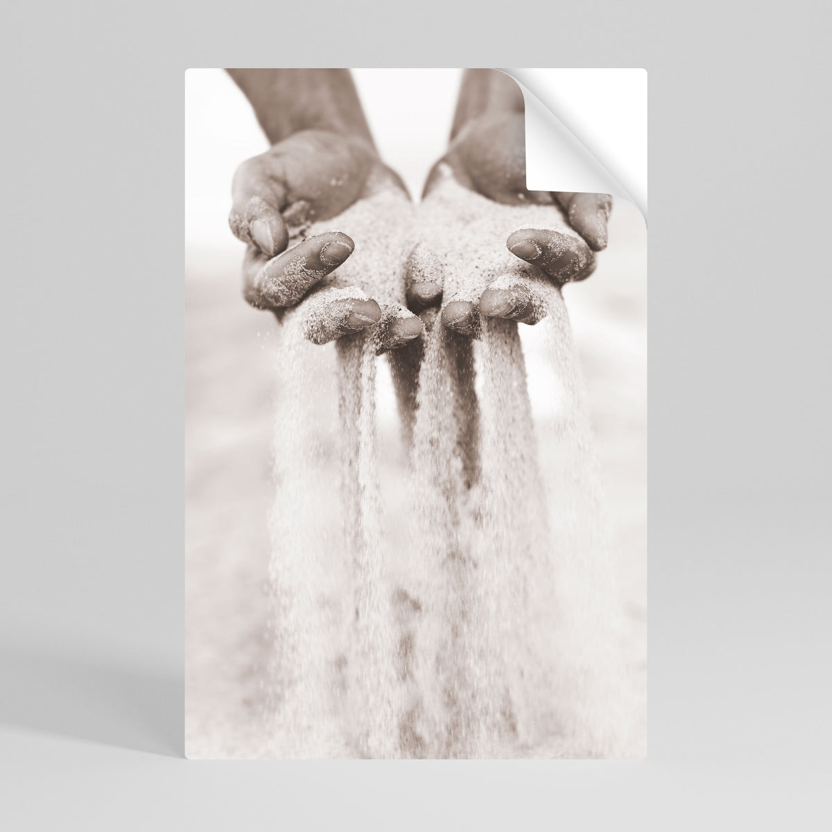 HANDS OF FATE Póster adhesivo vertical