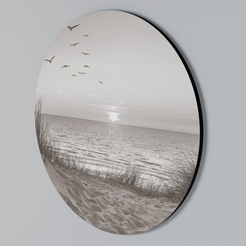 TIMELESS SEASCAPE Arte de pared redondo