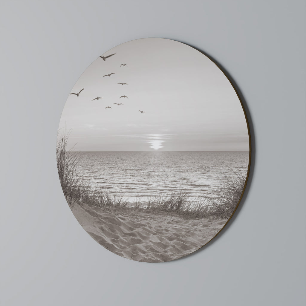 TIMELESS SEASCAPE Round Wall Art