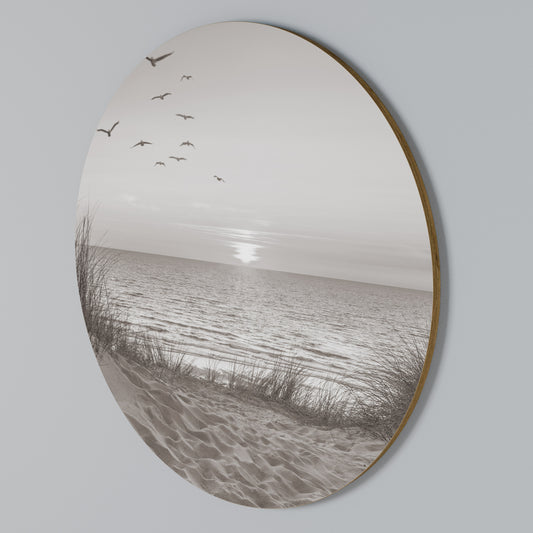TIMELESS SEASCAPE Arte de pared redondo