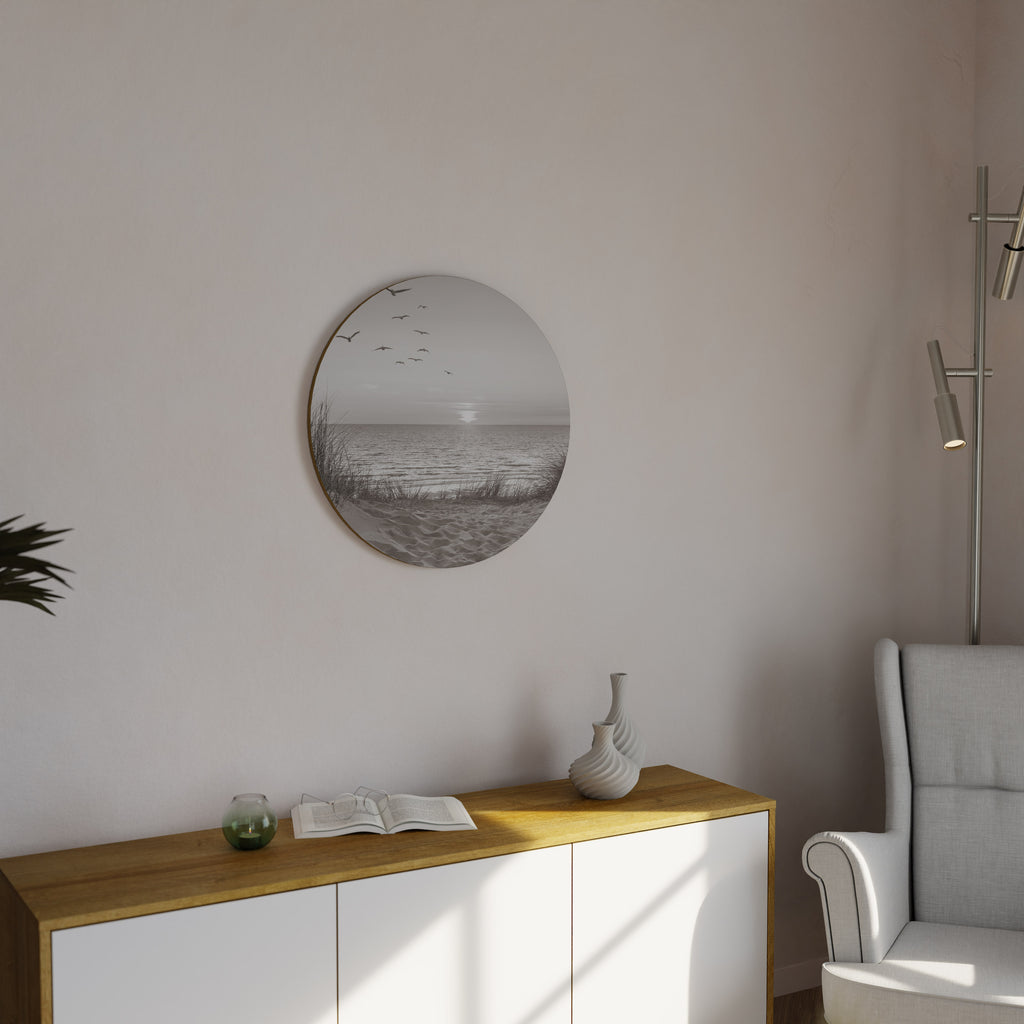 TIMELESS SEASCAPE Round Wall Art