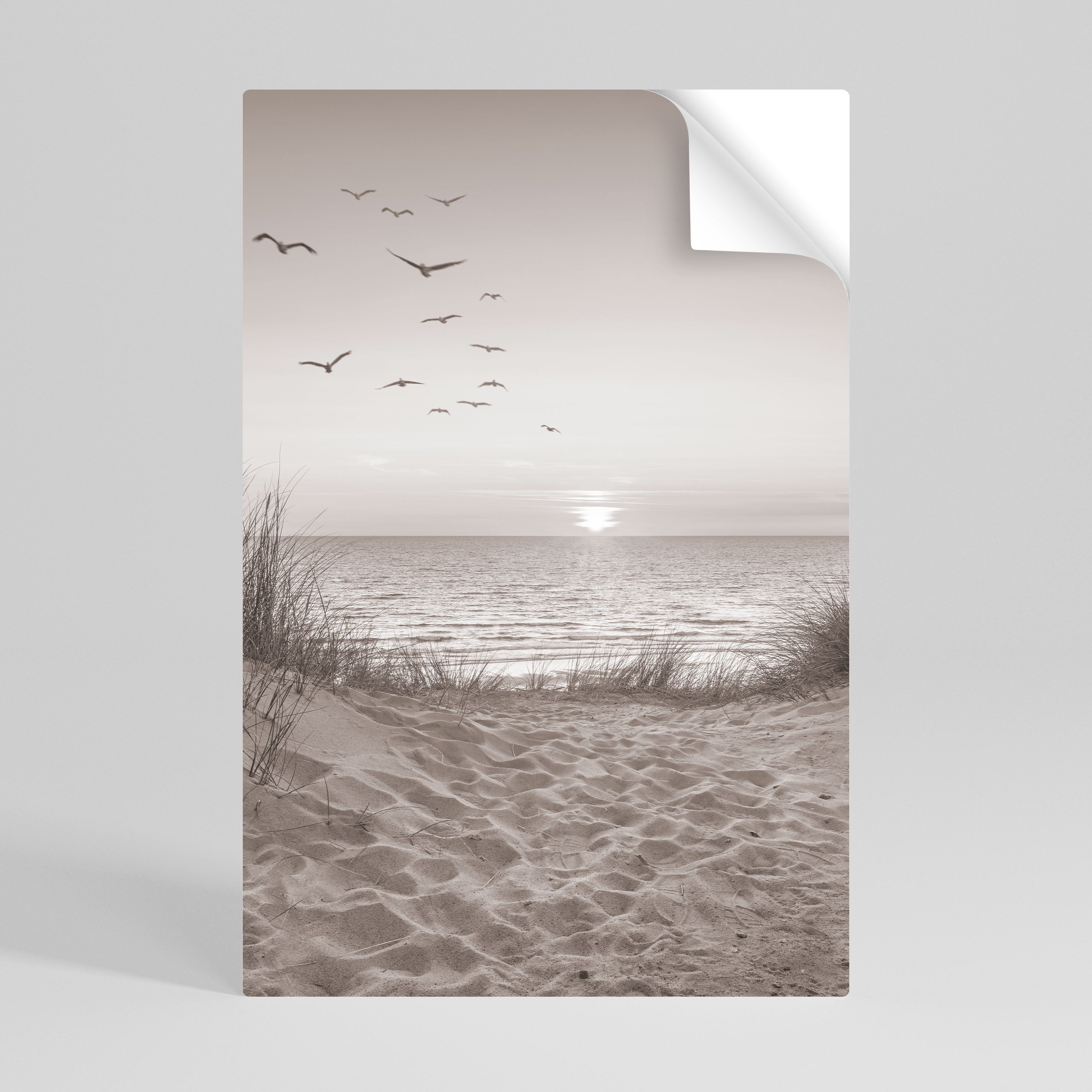 TIMELESS SEASCAPE Peel and Stick Vertical Poster