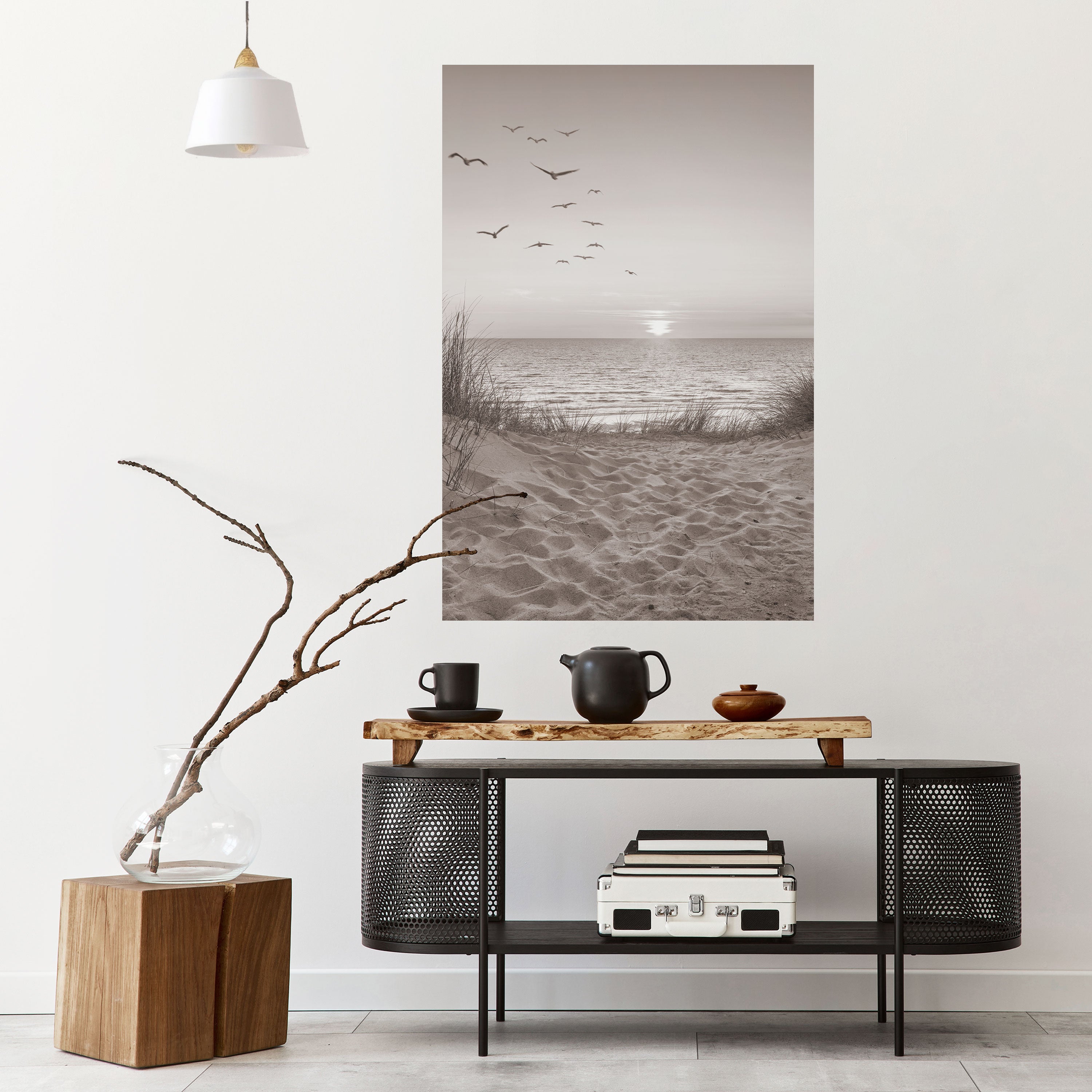 TIMELESS SEASCAPE Peel and Stick Vertical Poster