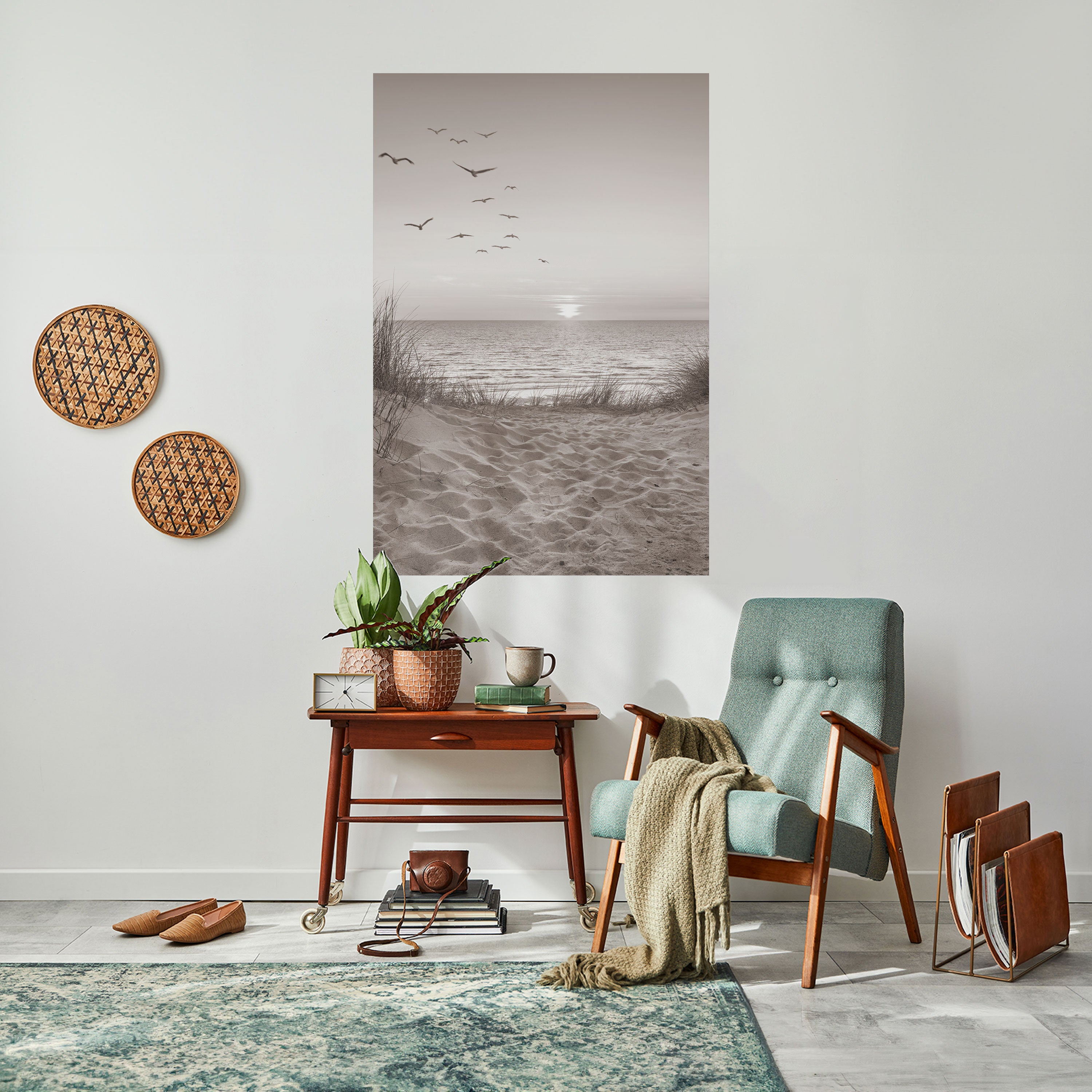 TIMELESS SEASCAPE Peel and Stick Vertical Poster