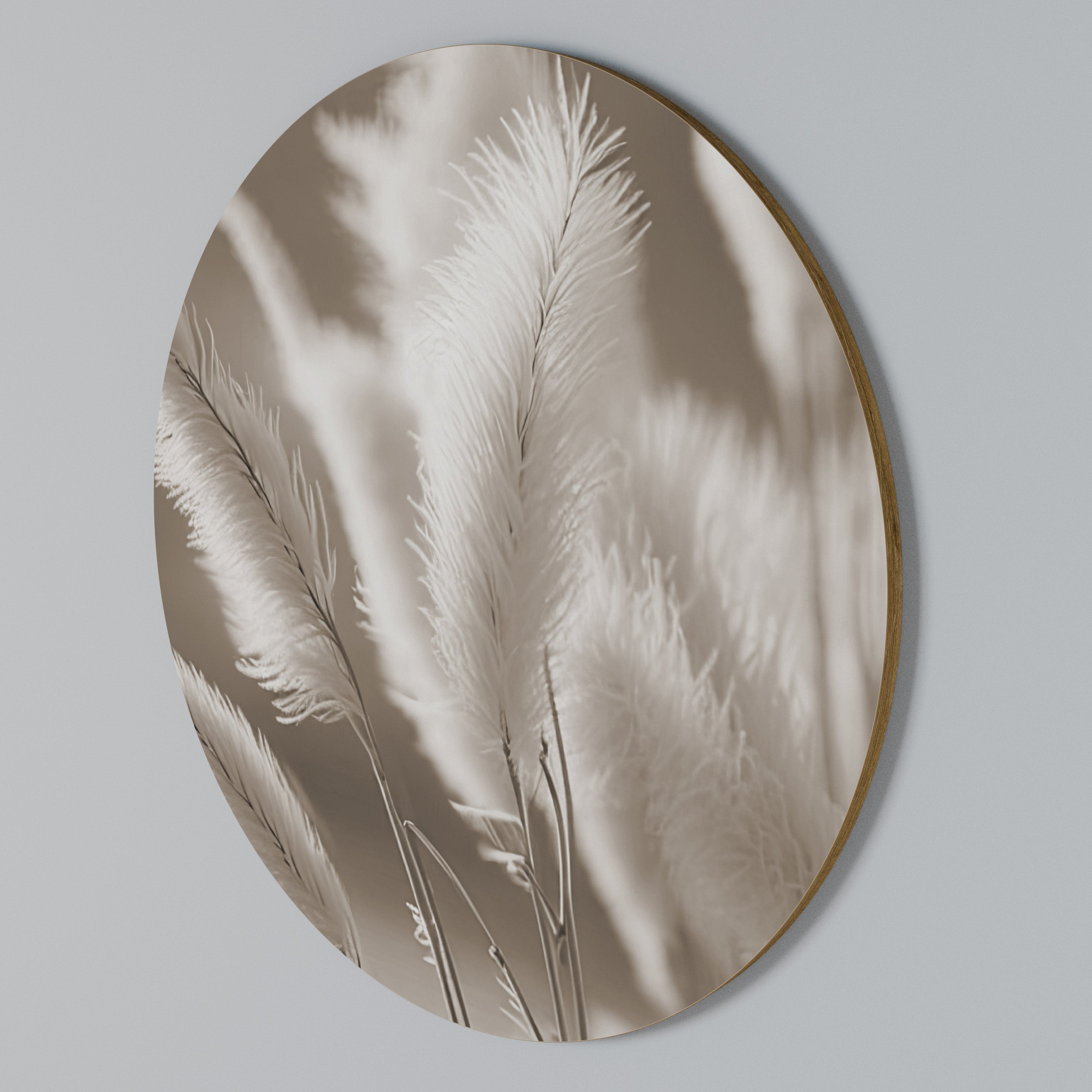 GENTLE WIND'S EMBRACE Round Wall Art