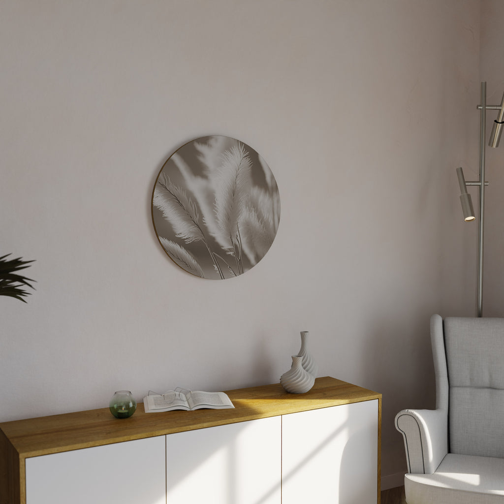 GENTLE WIND'S EMBRACE Round Wall Art