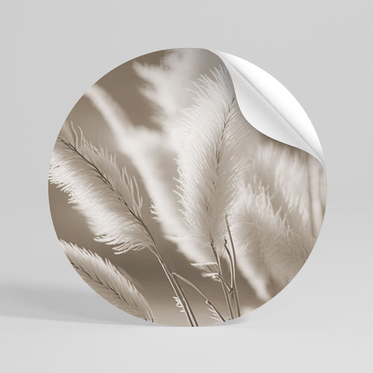 GENTLE WIND'S EMBRACE Vinilo adhesivo redondo