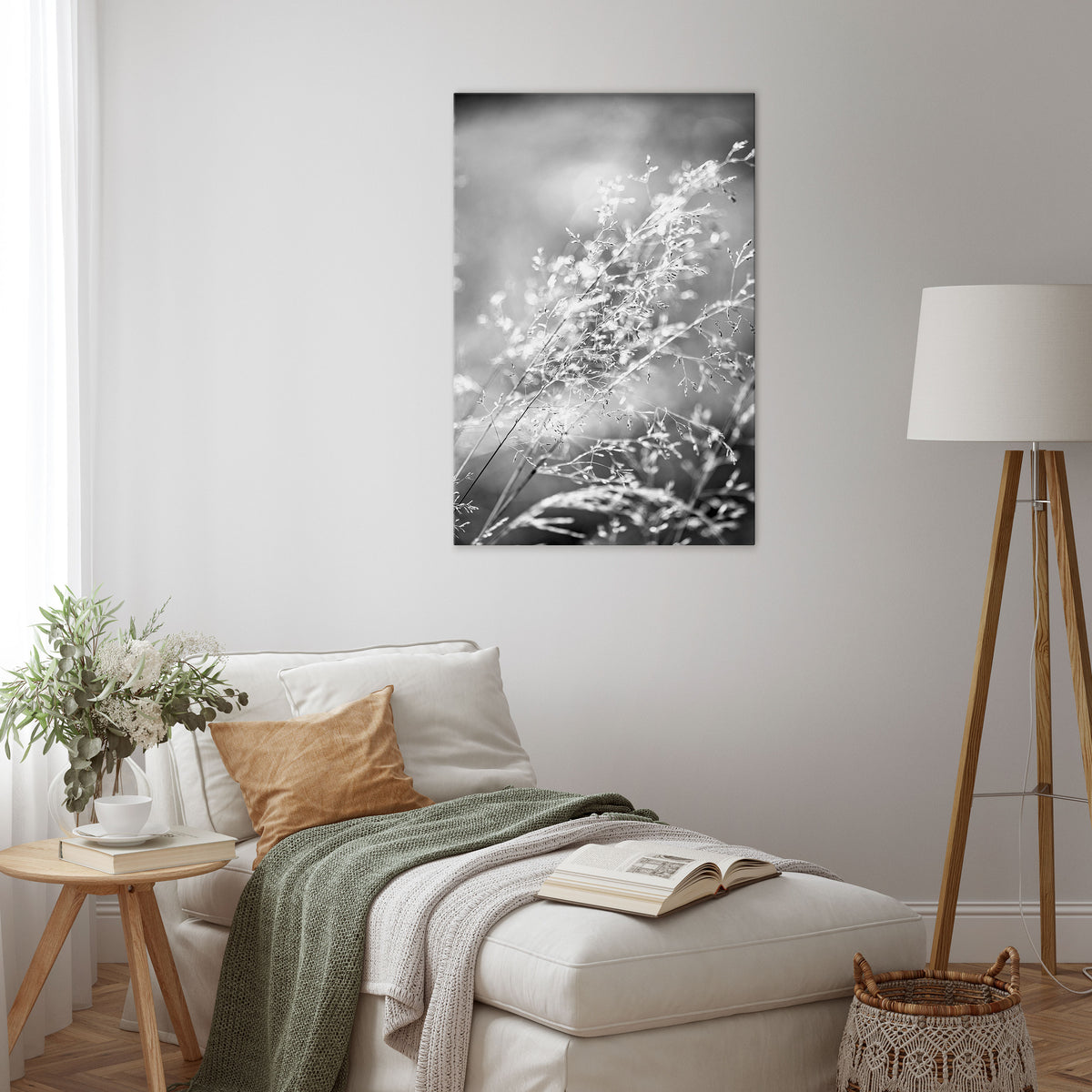 LIGHTSWEPT HARMONY Cuadro en lienzo vertical
