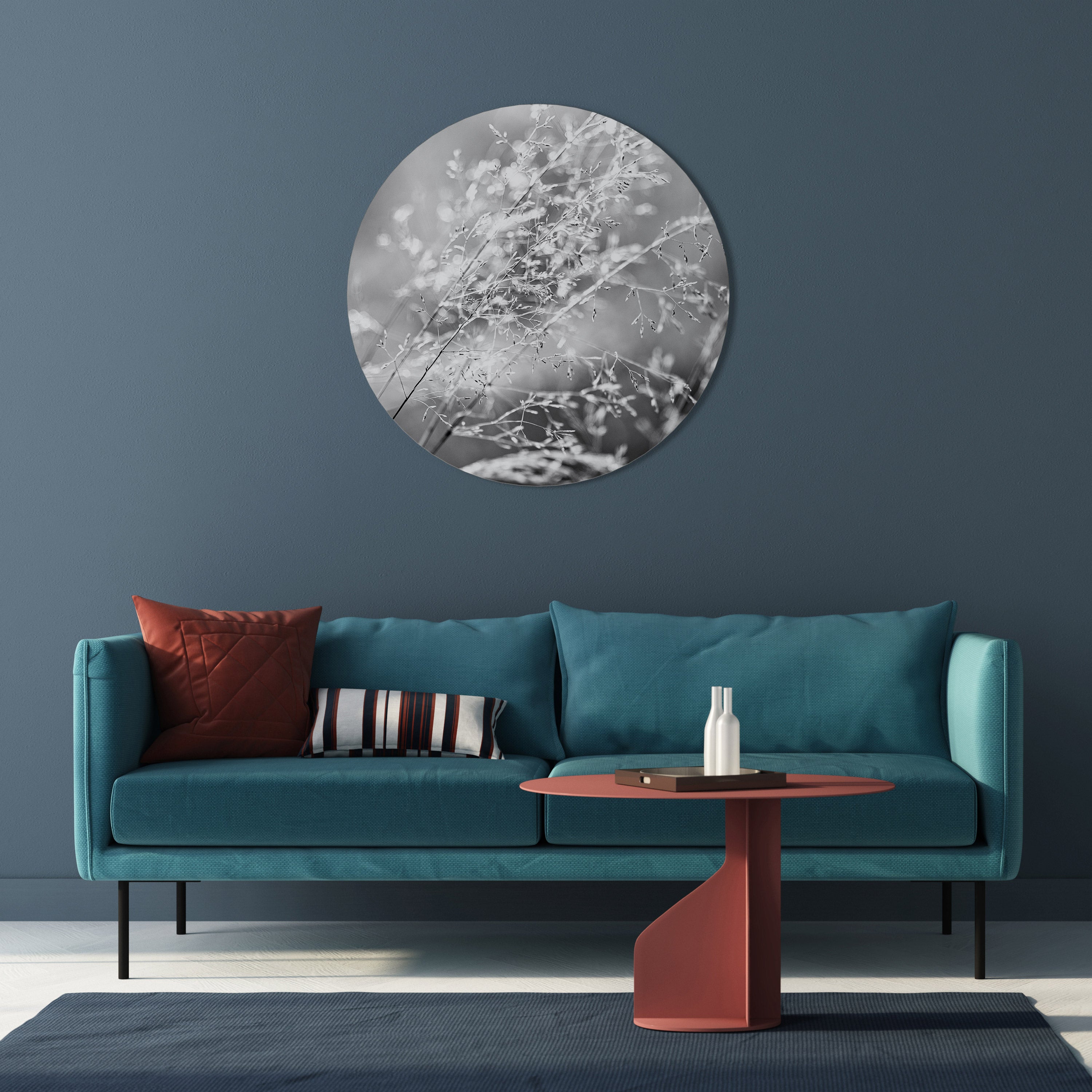 LIGHTSWEPT HARMONY Round Wall Art