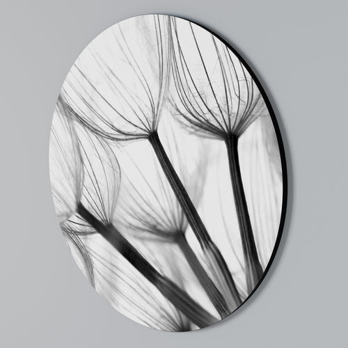 SILKEN FLIGHT Arte de pared redondo