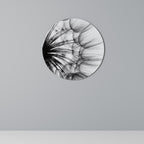 WHISPERING WILDFLOWER Decoración de Pared Redonda