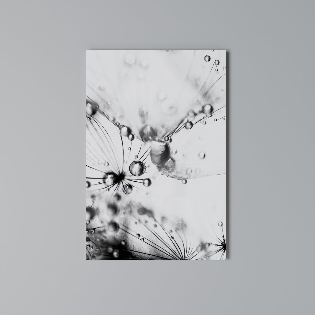 ELEGANT DROPLETS Cuadro en lienzo vertical