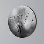MINIMALIST BLOOM Round Wall Art