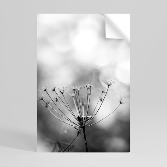 MINIMALIST BLOOM Póster adhesivo vertical
