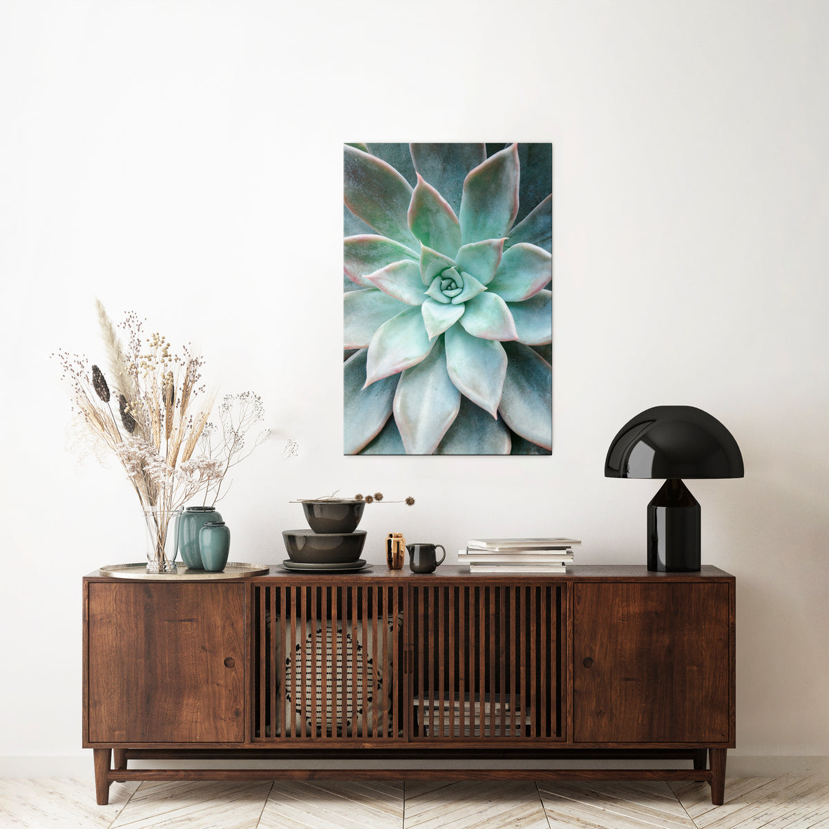 GEOMETRIC GARDEN MAGIC Cuadro en lienzo vertical