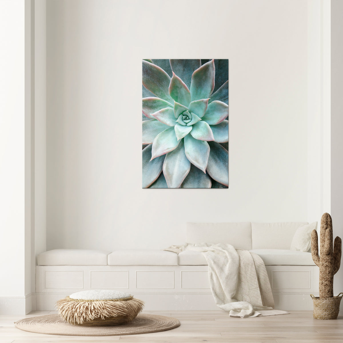 GEOMETRIC GARDEN MAGIC Cuadro en lienzo vertical