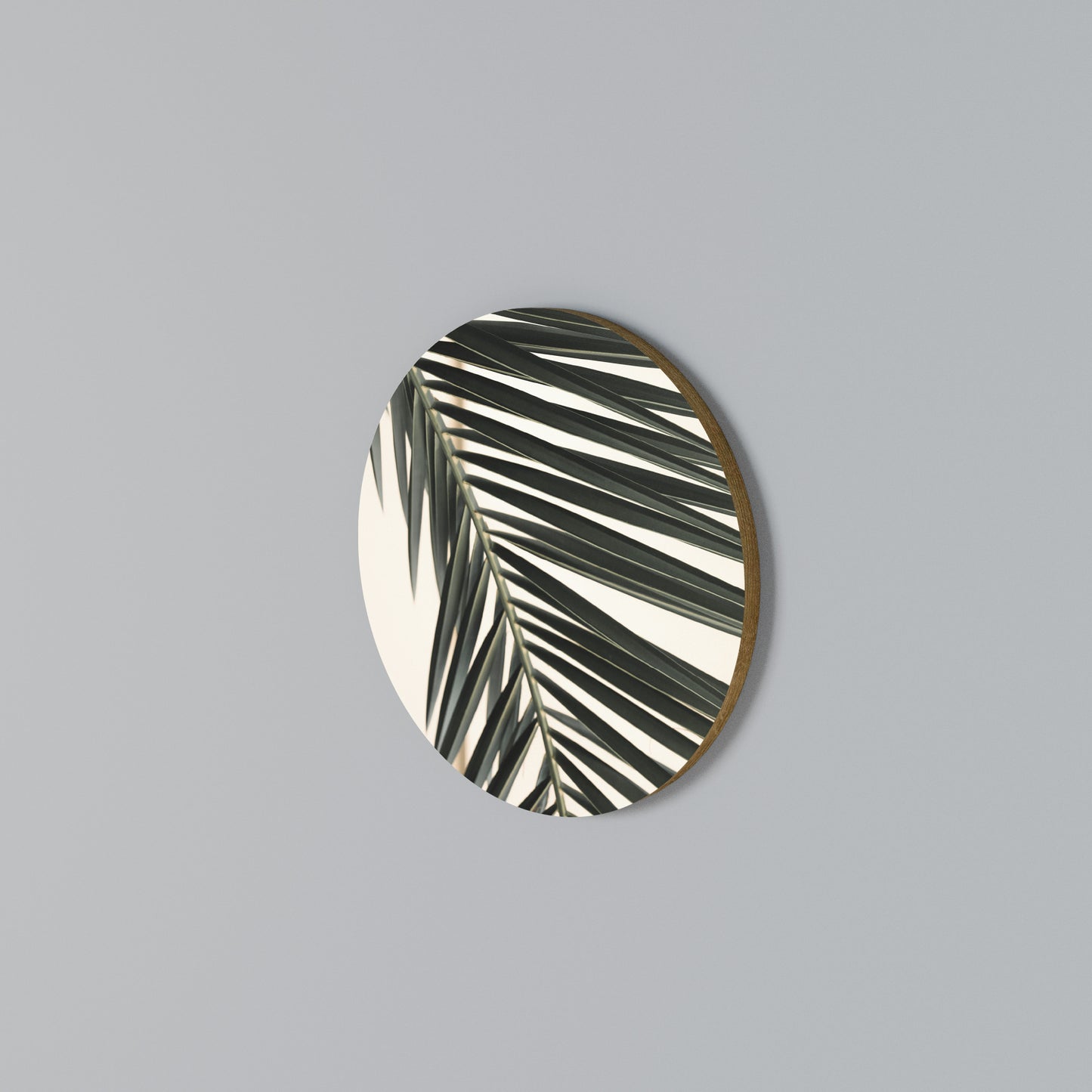 PALM SYMPHONY Round Wall Art
