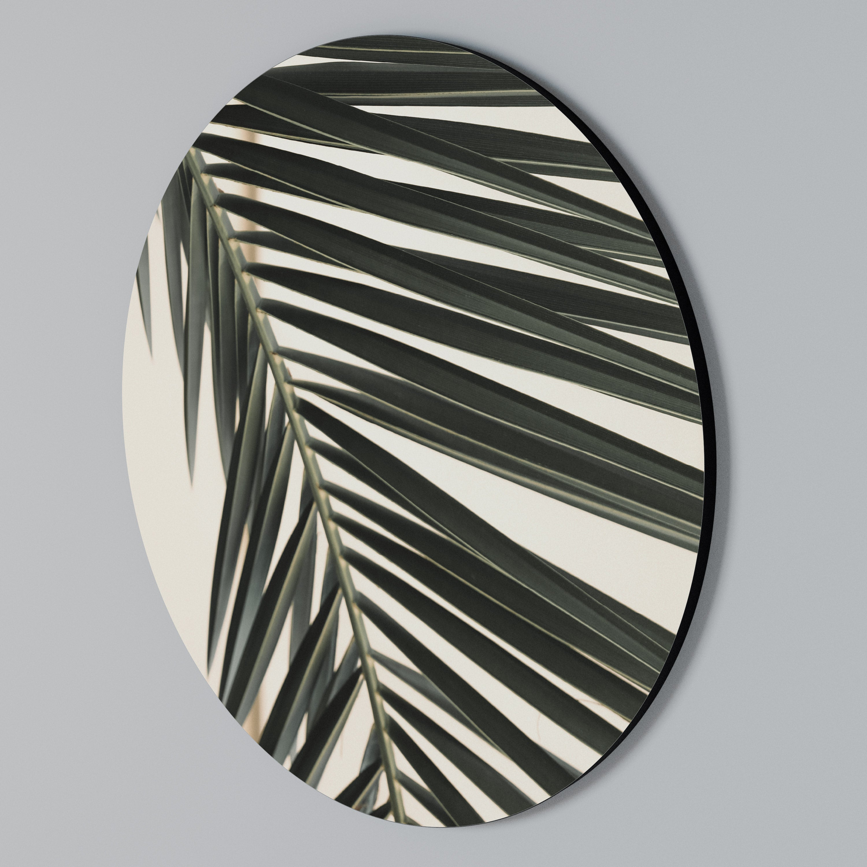 PALM SYMPHONY Round Wall Art