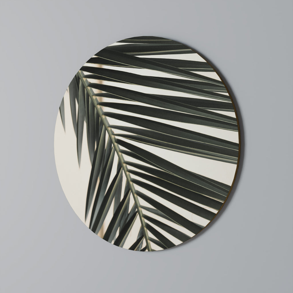 PALM SYMPHONY Round Wall Art