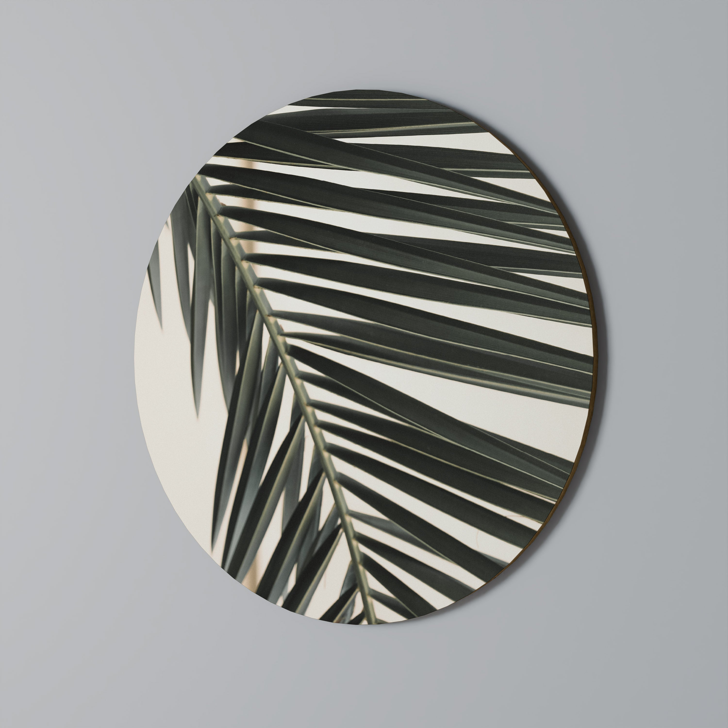 PALM SYMPHONY Round Wall Art