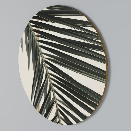 PALM SYMPHONY Arte de pared redondo