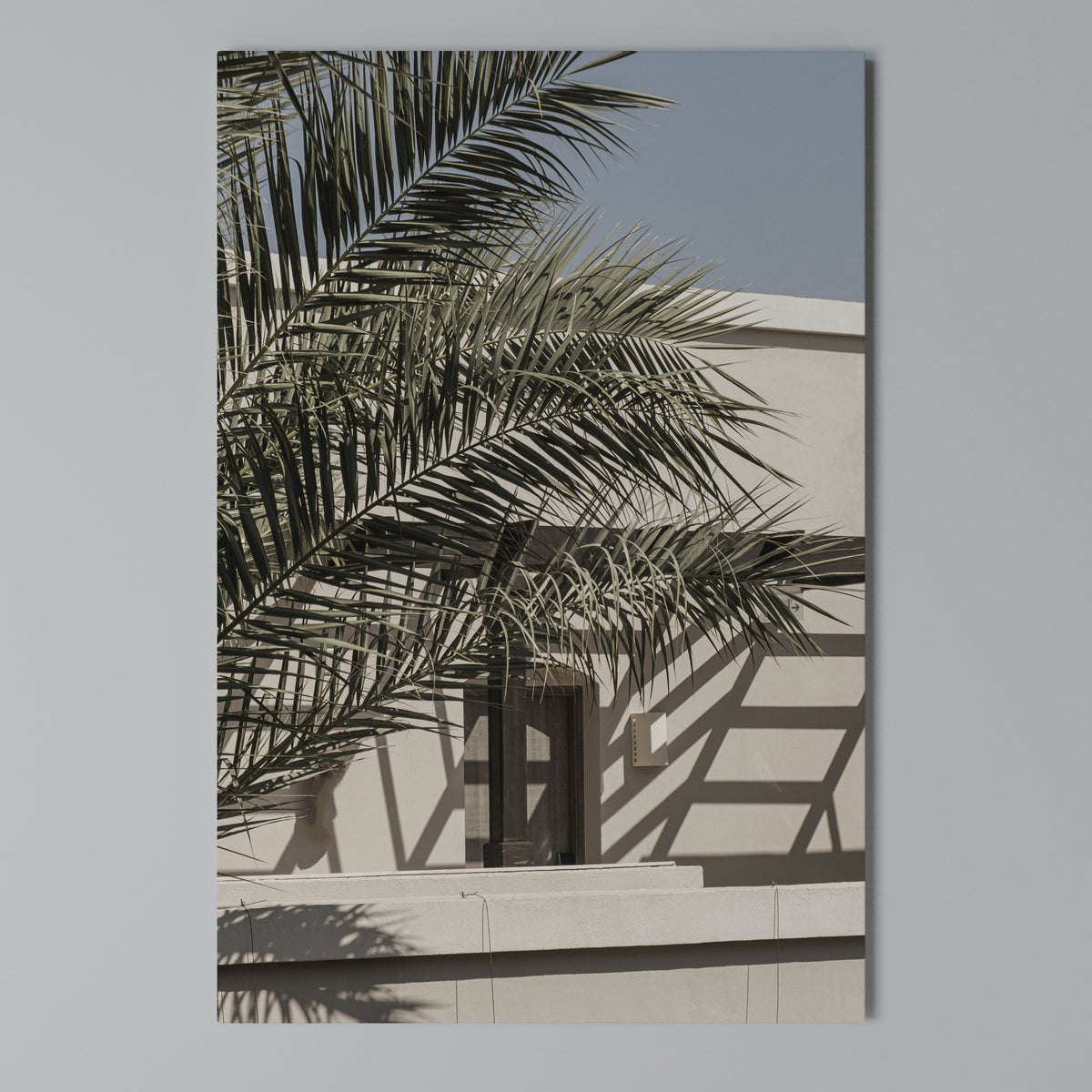 PALM SHADOW DANCE Cuadro en lienzo vertical