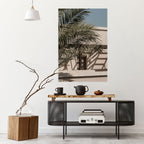 PALM SHADOW DANCE Peel and Stick Vertical Poster