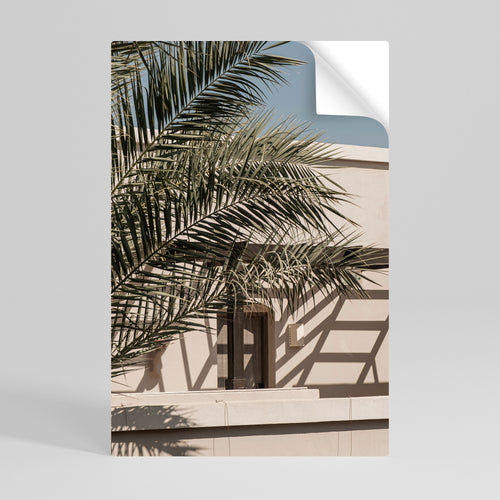 PALM SHADOW DANCE Póster adhesivo vertical