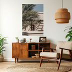 PALM SHADOW DANCE Peel and Stick Vertical Poster