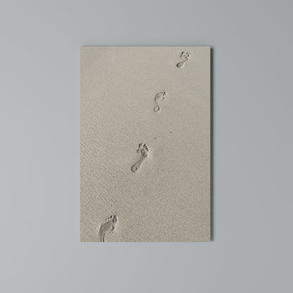 BEACH BOUND PATHWAYS Cuadro en lienzo vertical