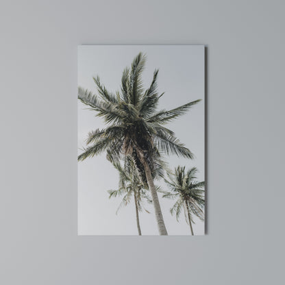 PALM PARADISE SIGHT Vertical Canvas Print