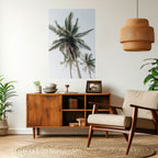 PALM PARADISE SIGHT Póster Vertical Adhesivo