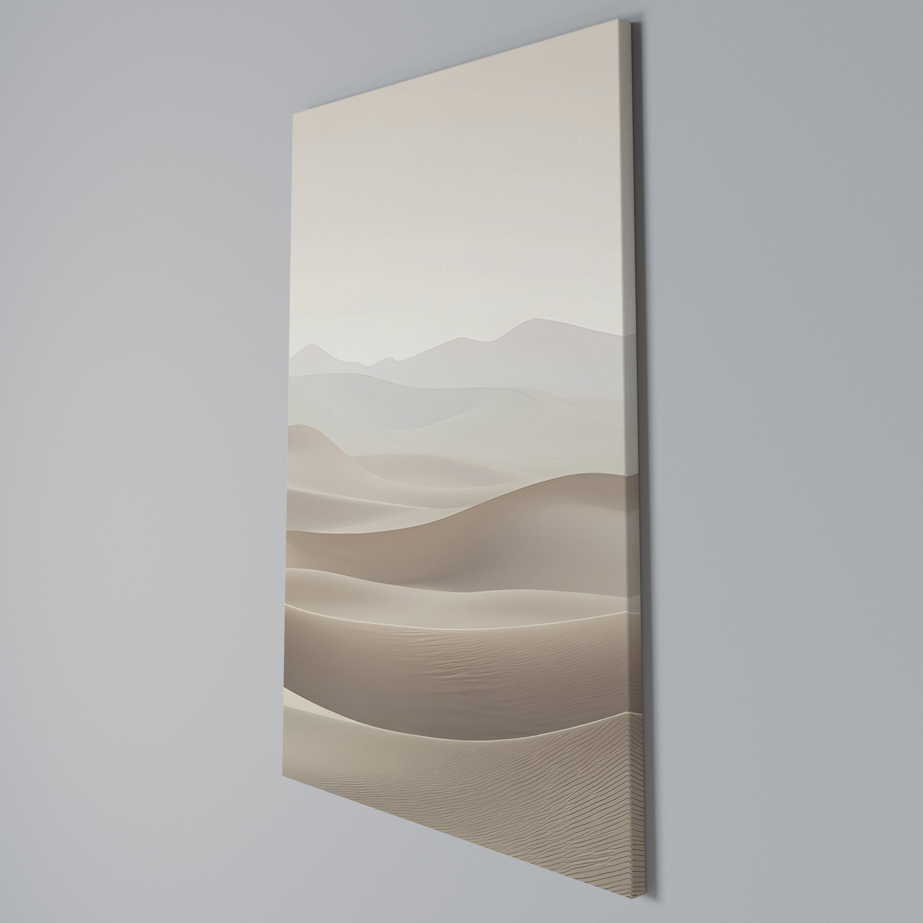 SUBTLE SANDS Cuadro en lienzo vertical