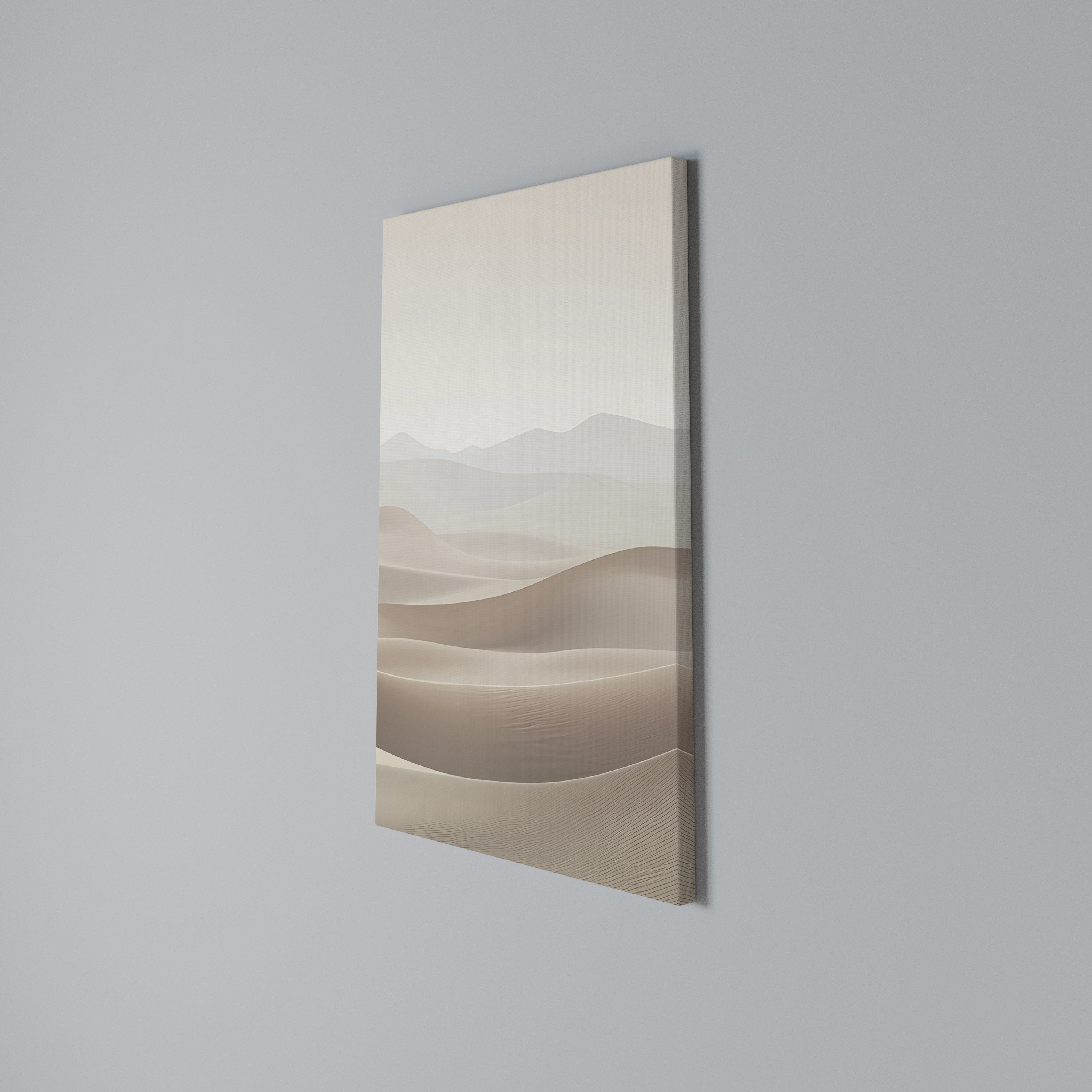 SUBTLE SANDS Cuadro en lienzo vertical