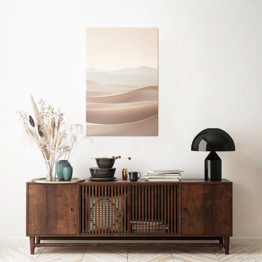 SUBTLE SANDS Vertical Canvas Print