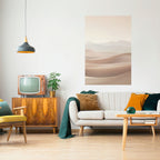 SUBTLE SANDS Póster Vertical Adhesivo