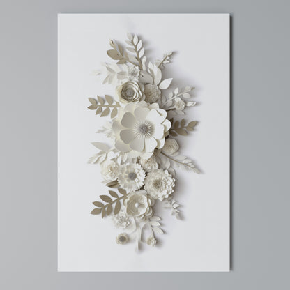 BLUSHING BOUQUET Cuadro en lienzo vertical