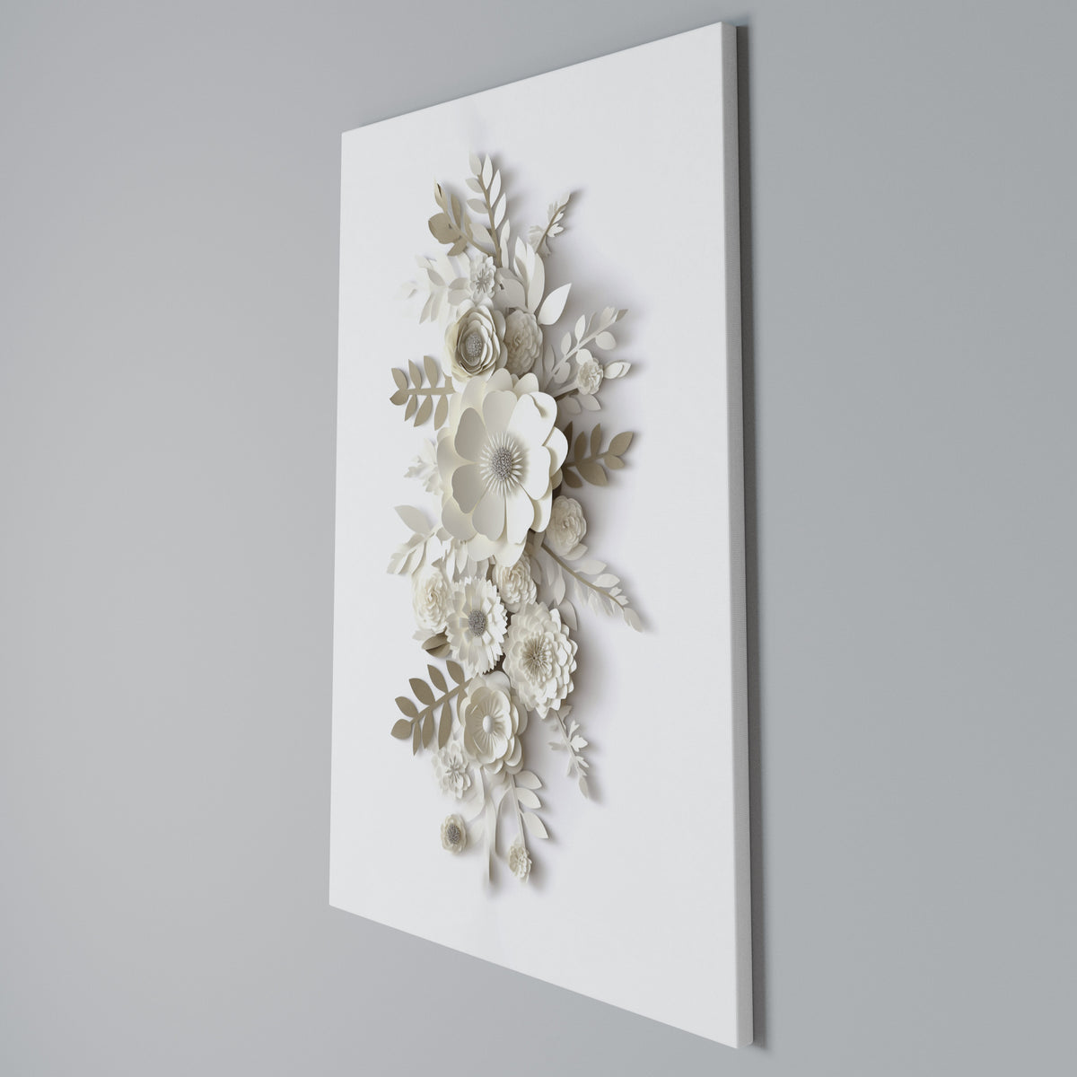 BLUSHING BOUQUET Cuadro en lienzo vertical