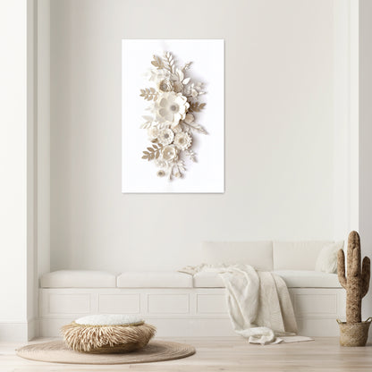BLUSHING BOUQUET Cuadro en lienzo vertical