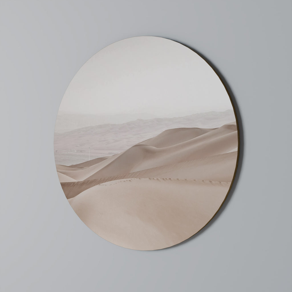 TRANQUIL TIDES Round Wall Art