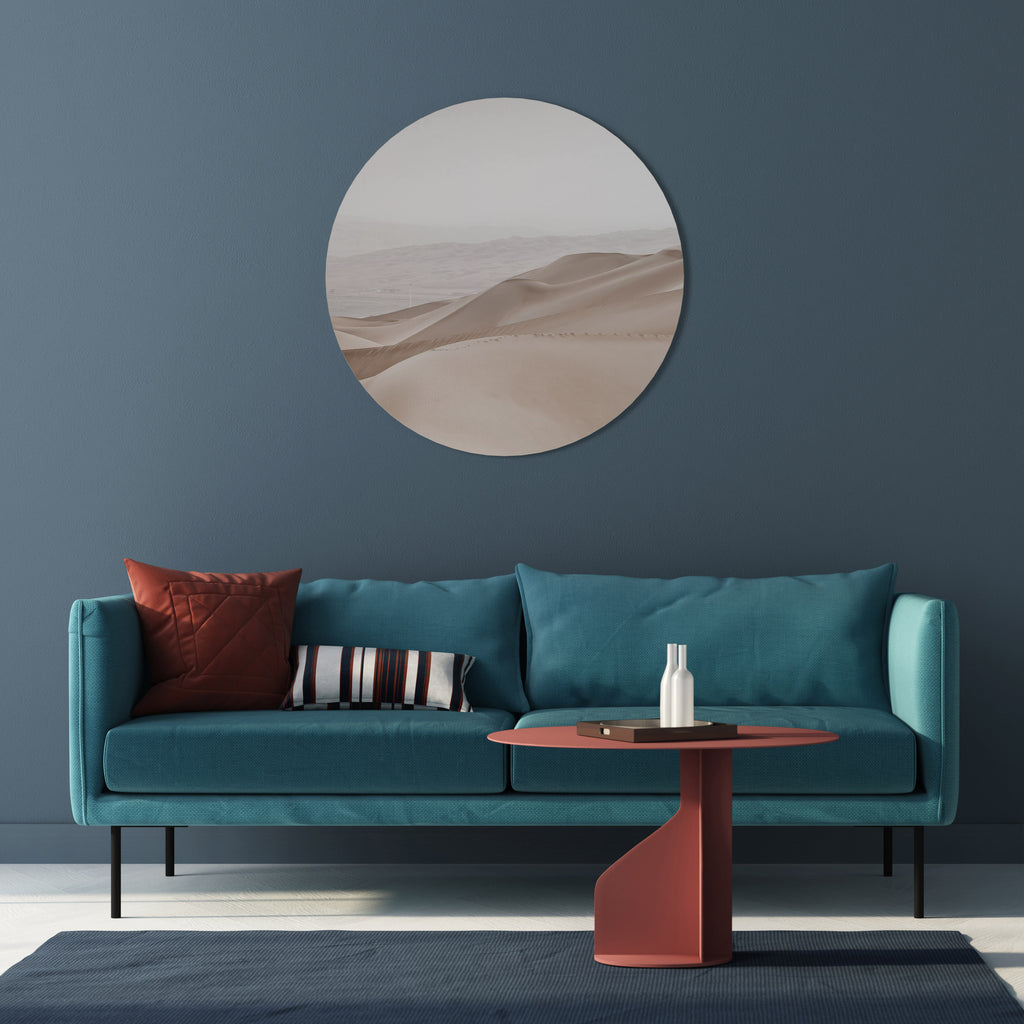 TRANQUIL TIDES Round Wall Art