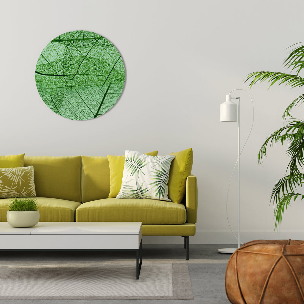VEINS OF LIFE Round Wall Art