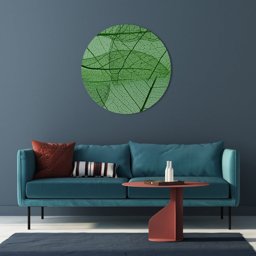 VEINS OF LIFE Round Wall Art