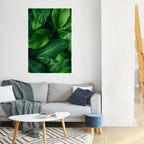 VIBRANT LEAFY EMBRACE Póster Vertical Adhesivo