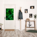 VIBRANT LEAFY EMBRACE Póster Vertical Adhesivo